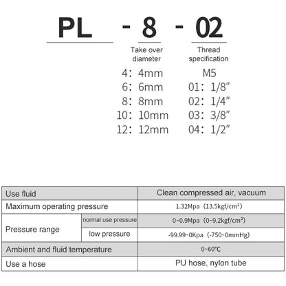 PL8-03 LAIZE Nickel Plated Copper Trachea Quick Fitting Twist Swivel Elbow Lock Female Connector -  by LAIZE | Online Shopping UK | buy2fix