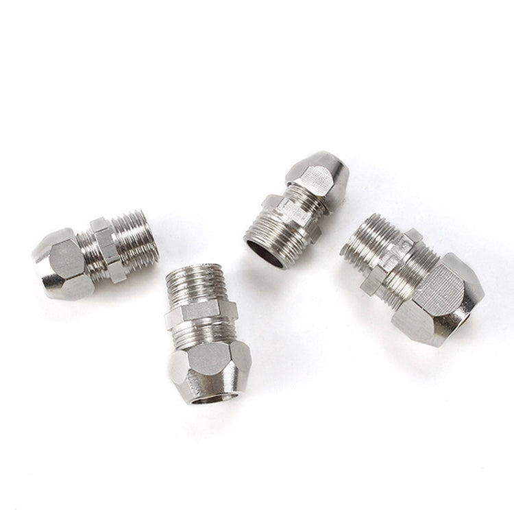 PC12-04 LAIZE Nickel Plated Copper Reducer Straight Pneumatic Quick Fitting Connector - Interface Series by LAIZE | Online Shopping UK | buy2fix