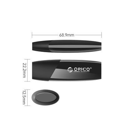 ORCIO USB3.0 U Disk Drive, Read: 100MB/s, Write: 15MB/s, Memory:128GB, Port:USB-A(Black) - USB Flash Drives by ORICO | Online Shopping UK | buy2fix