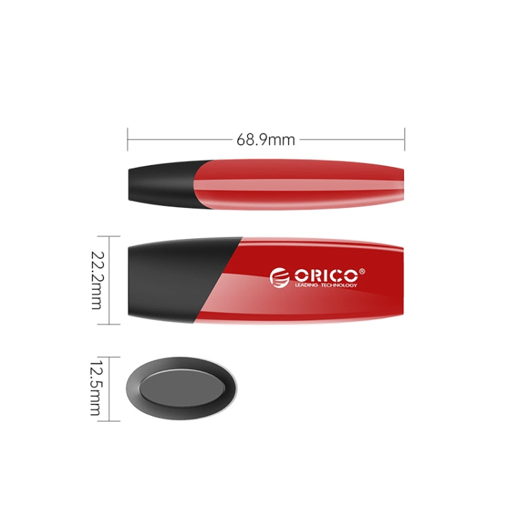 ORCIO USB3.0 U Disk Drive, Read: 260MB/s, Write: 15MB/s, Memory:256GB, Port:Type-C(Red) - USB Flash Drives by ORICO | Online Shopping UK | buy2fix