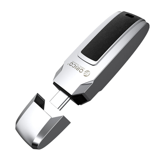 ORICO USB Flash Drive, Read: 260MB/s, Write: 70MB/s, Memory:32GB, Port:Type-C(Silver) - USB Flash Drives by ORICO | Online Shopping UK | buy2fix