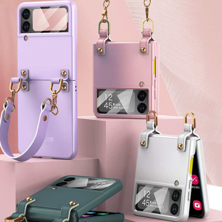 For Samsung Galaxy Z Flip4 GKK Integrated Ultra-thin Handbag Phone Case(Black) - Galaxy Z Flip4 5G Cases by GKK | Online Shopping UK | buy2fix