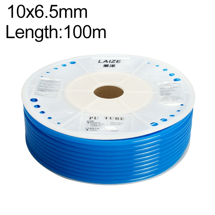 LAIZE Pneumatic Compressor Air Flexible PU Tube, Specification:10x6.5mm, 100m(Blue) -  by LAIZE | Online Shopping UK | buy2fix