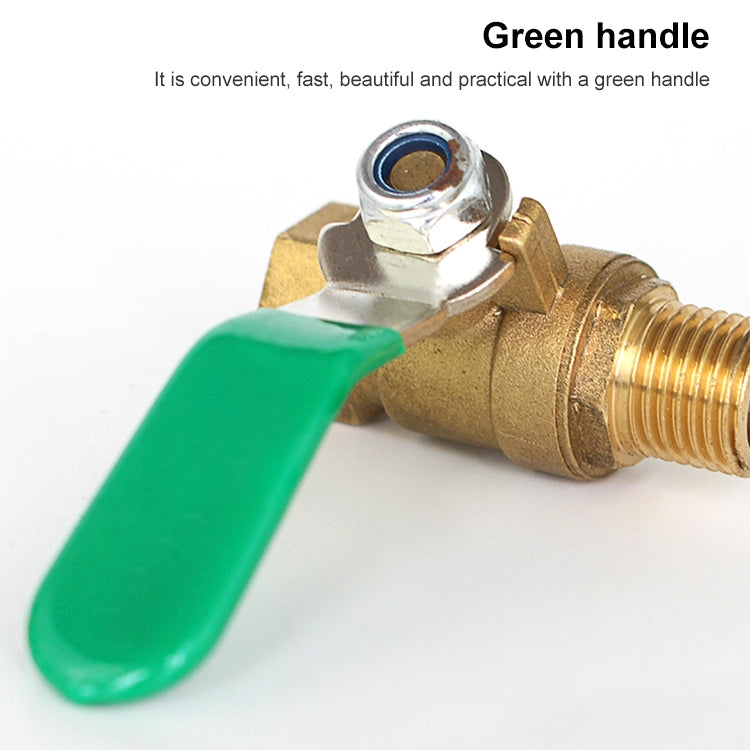 LAIZE Pneumatic Hose Barb Brass Shutoff Ball Valve, Specification:Thickened 10mm -  by LAIZE | Online Shopping UK | buy2fix