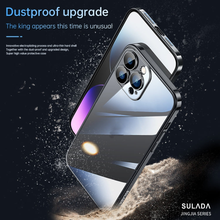 For iPhone 14 Pro Max SULADA Hard PC Shockproof Phone Case(Black) - iPhone 14 Pro Max Cases by SULADA | Online Shopping UK | buy2fix