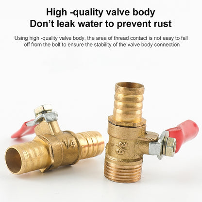 LAIZE Pneumatic Hose Connector Copper Ball Valve, Specification:Inside and Outside 4 1/2 inch -  by LAIZE | Online Shopping UK | buy2fix