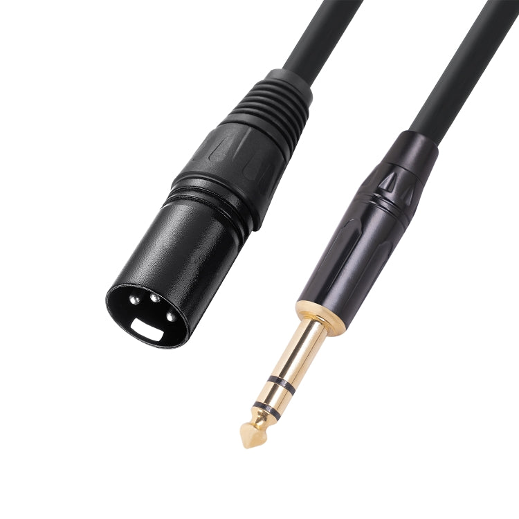 TC145BK19 6.35mm 1/4 inch TRS Male to XLR 3pin Male Audio Cable, Length:1.8m - Consumer Electronics by buy2fix | Online Shopping UK | buy2fix