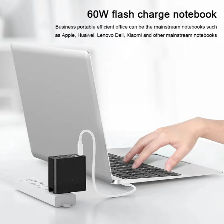 X83 65W Output USB-C / Type-C + 4 Ports USB HUB PD Charger, US Plug - USB Charger by buy2fix | Online Shopping UK | buy2fix