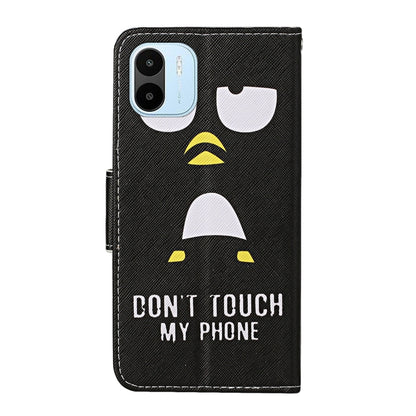 For Xiaomi Redmi A1 Colored Drawing Pattern Leather Phone Case(Penguin) - Xiaomi Cases by buy2fix | Online Shopping UK | buy2fix