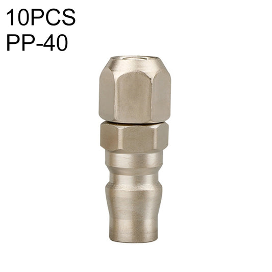 LAIZE PP-40 10pcs C-type Self-lock Pneumatic Quick Fitting Connector - Interface Series by LAIZE | Online Shopping UK | buy2fix