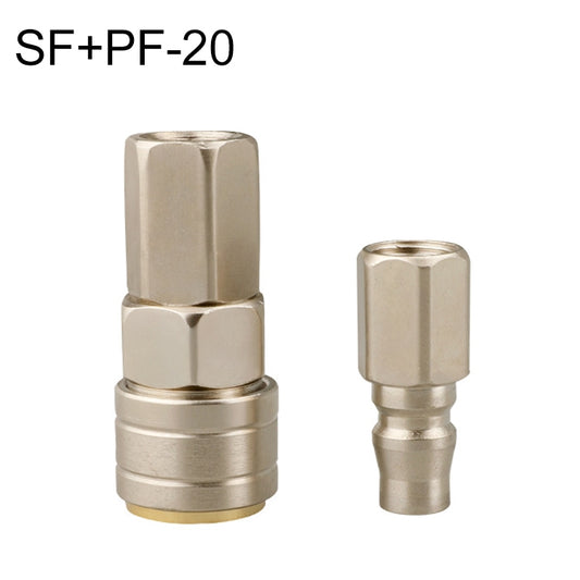 LAIZE SF+PF-20 10pcs C-type Self-lock Pneumatic Quick Fitting Connector - Interface Series by LAIZE | Online Shopping UK | buy2fix