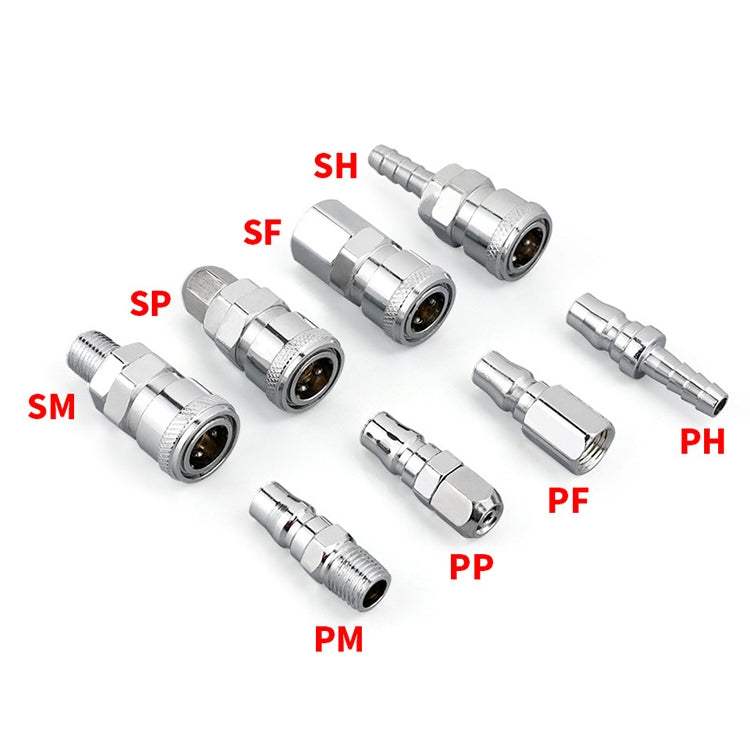 LAIZE PM-40 10pcs C-type Self-lock Air Tube Pneumatic Quick Fitting Connector -  by LAIZE | Online Shopping UK | buy2fix