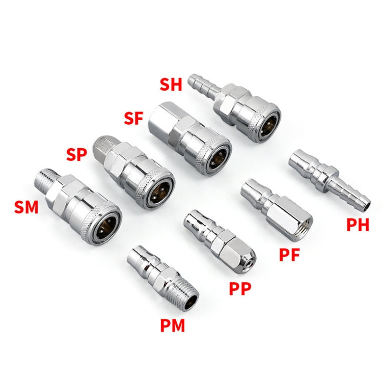 LAIZE SF+PF-40 10pcs C-type Self-lock Air Tube Pneumatic Quick Fitting Connector -  by LAIZE | Online Shopping UK | buy2fix