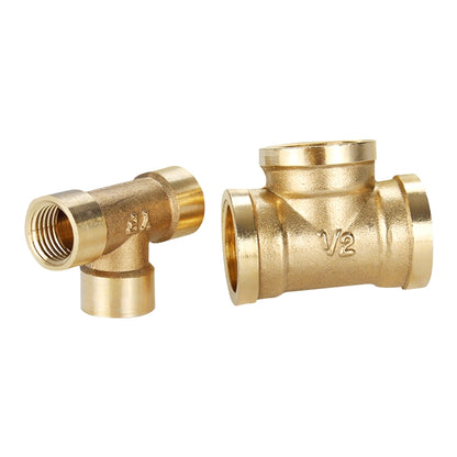 LAIZE Internal Thread Plumbing Copper Pipe Fittings, Caliber:2 Point(Three Way) - Interface Series by LAIZE | Online Shopping UK | buy2fix