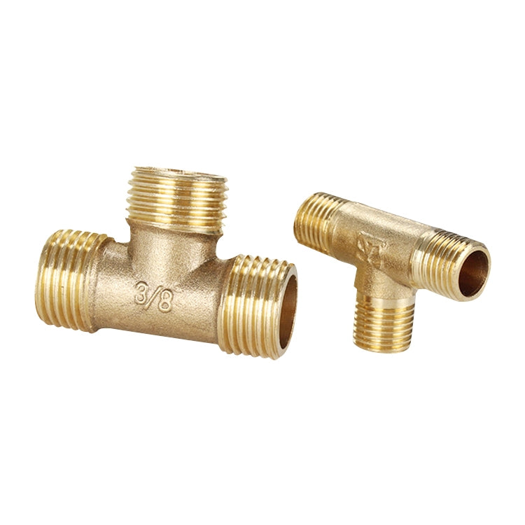 LAIZE External Thread Plumbing Copper Pipe Fittings, Caliber:2 Point(Three Way) - Interface Series by LAIZE | Online Shopping UK | buy2fix