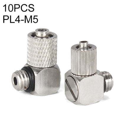 PL4-M5 LAIZE 10pcs Micro Trachea Quick Connector - Interface Series by LAIZE | Online Shopping UK | buy2fix