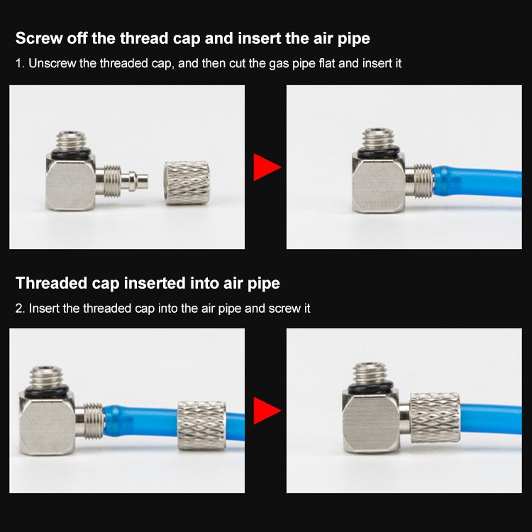 PL4-M5 LAIZE 10pcs Micro Trachea Quick Connector - Interface Series by LAIZE | Online Shopping UK | buy2fix