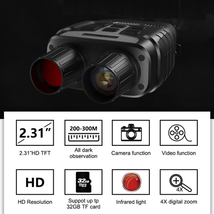 NV3180 Outdoor Hunting Starlight Level Sensor Digital Night Vision Binoculars - Binoculars by buy2fix | Online Shopping UK | buy2fix