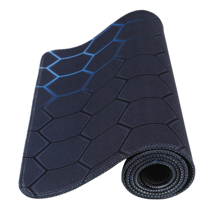 Anti-Slip Rubber Cloth Surface Game Mouse Mat Keyboard Pad, Size:60 x 30 x 0.2cm(Blue Honeycomb) - Mouse Pads by buy2fix | Online Shopping UK | buy2fix