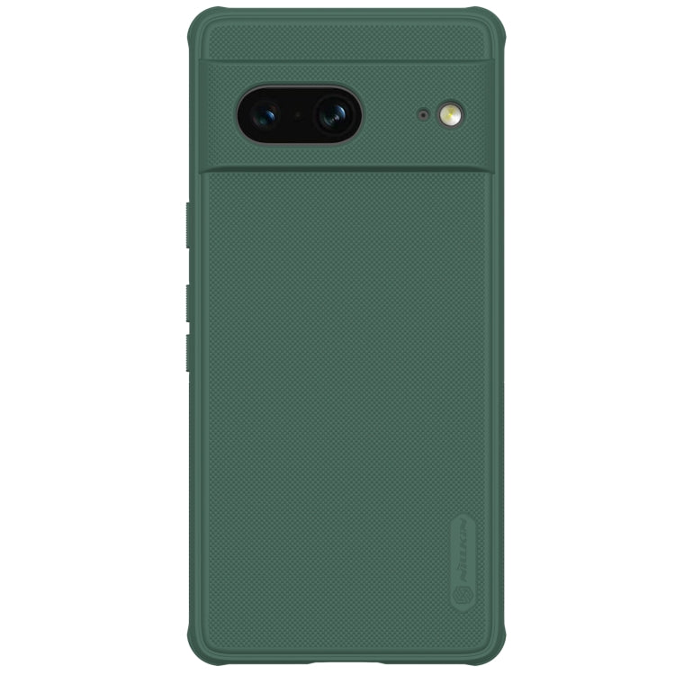 For Google Pixel 7 5G NILLKIN Super Frosted Shield Pro PC + TPU Phone Case(Green) - Google Cases by NILLKIN | Online Shopping UK | buy2fix