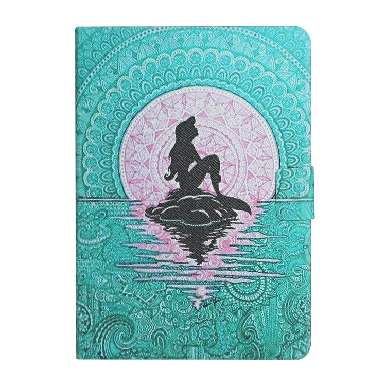 For iPad 2025 / 2022 Colored Drawing Pattern Flip Leather Smart Tablet Case(Mermaid) - iPad 2025 / 2022 Cases by buy2fix | Online Shopping UK | buy2fix