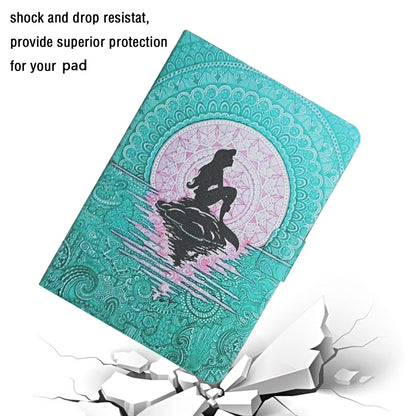 For iPad 2025 / 2022 Colored Drawing Pattern Flip Leather Smart Tablet Case(Mermaid) - iPad 2025 / 2022 Cases by buy2fix | Online Shopping UK | buy2fix