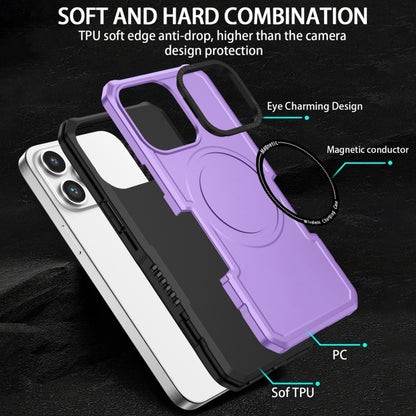 For Samsung Galaxy S21+ 5G MagSafe Shockproof Armor Phone Case(Purple) - Galaxy S21+ 5G Cases by buy2fix | Online Shopping UK | buy2fix