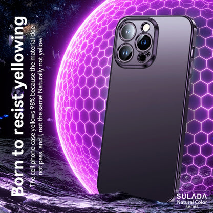 For iPhone 14 Pro Max SULADA Electroplating Frosted All-inclusive TPU Phone Case(Purple) - iPhone 14 Pro Max Cases by SULADA | Online Shopping UK | buy2fix