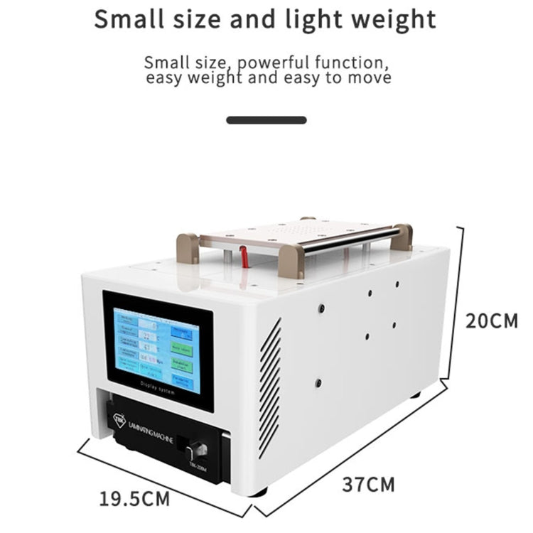 TBK 208M 3 in 1 Mini LCD Touch Screen Vacuum Laminating Bubble Remover Machine, Plug:AU Plug - Repair & Spare Parts by TBK | Online Shopping UK | buy2fix