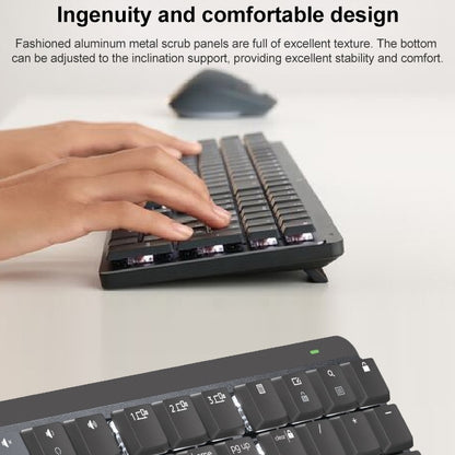 Logitech MX Mechanical Mini Wireless Bluetooth Dual Mode Keyboard with Logi Bolt USB Receiver(Green Axis) - Wireless Keyboard by Logitech | Online Shopping UK | buy2fix