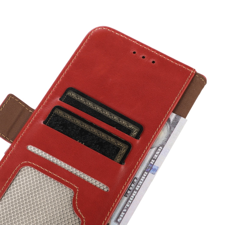 For Nokia X30 5G Crazy Horse Top Layer Cowhide Leather Phone Case(Red) - Nokia Cases by buy2fix | Online Shopping UK | buy2fix