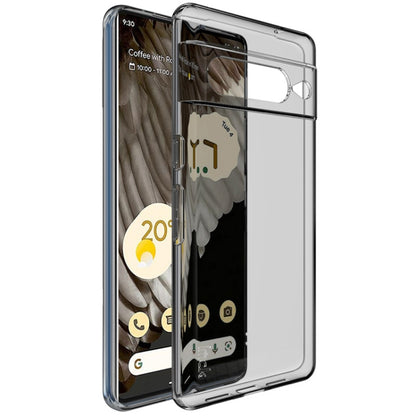 For Google Pixel 7 Pro IMAK UX-5 Series Transparent Shockproof TPU Protective Phone Case(Transparent  Black) - Google Cases by imak | Online Shopping UK | buy2fix