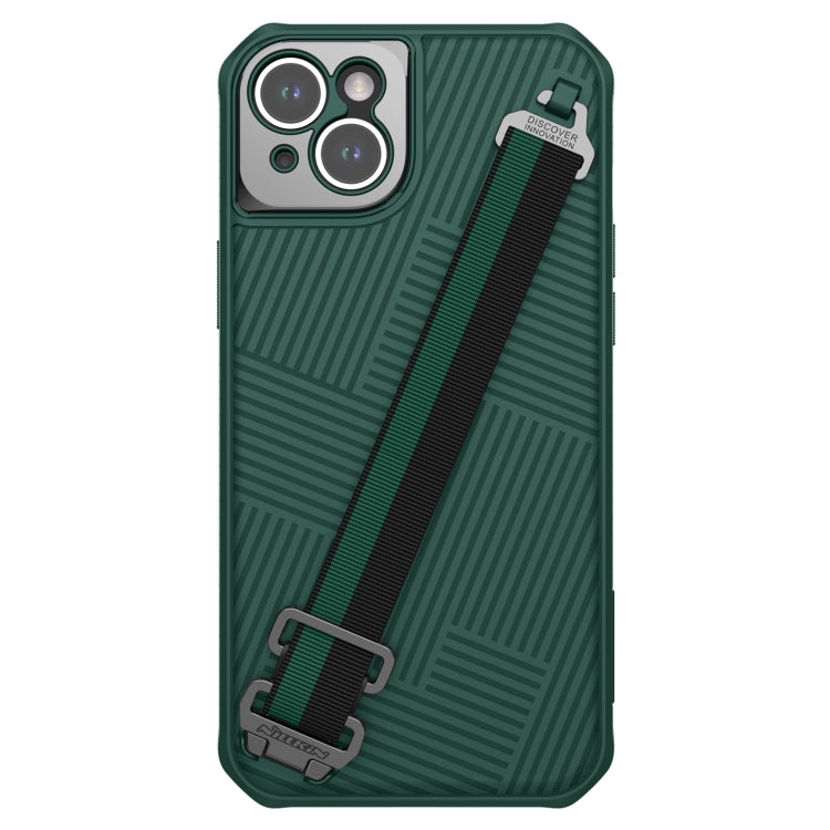 For iPhone 14 Plus NILLKIN Shadow Series Magnetic Magsafe Phone Case(Green) - iPhone 14 Plus Cases by NILLKIN | Online Shopping UK | buy2fix