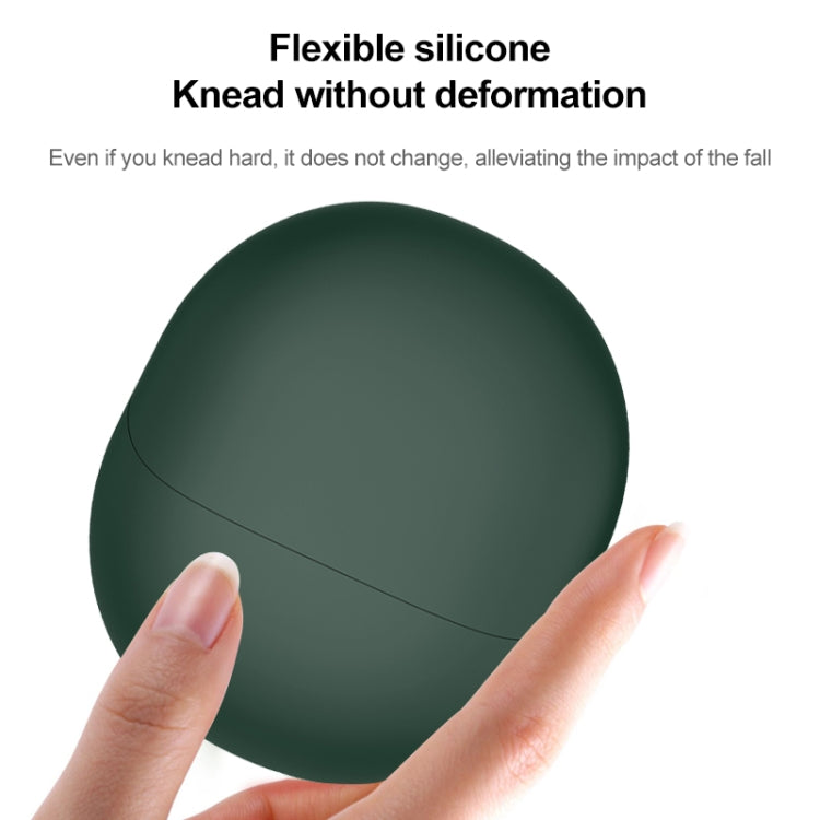 For Xiaomi Buds 4 Bluetooth Earphone Silicone Protective Case(Dark Green) - Xiaomi Earphone Case by buy2fix | Online Shopping UK | buy2fix