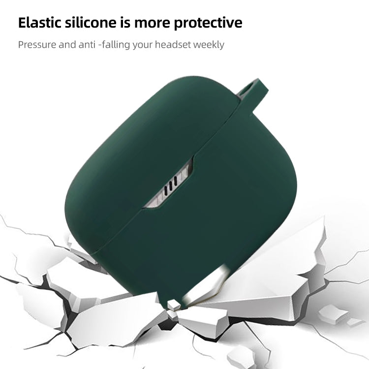 For JBL T230NC TWS Wireless Earphone Silicone Protective Case(Dark Blue) - JBL Earphone Case by buy2fix | Online Shopping UK | buy2fix