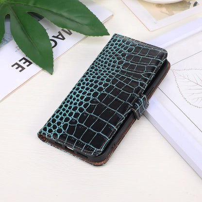 For OnePlus 11 5G Crocodile Top Layer Cowhide RFID Leather Phone Case(Green) - OnePlus Cases by buy2fix | Online Shopping UK | buy2fix