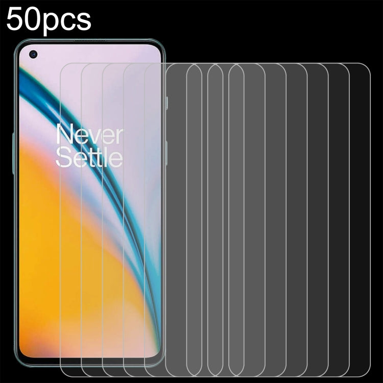 For OnePlus Nord 3 50pcs 0.26mm 9H 2.5D Tempered Glass Film - OnePlus Tempered Glass by buy2fix | Online Shopping UK | buy2fix