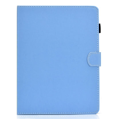 For 8 inch Solid Color Tablet PC Universal Magnetic Horizontal Flip Leather Case with Card Slots & Holder(Blue) - Mobile Accessories by buy2fix | Online Shopping UK | buy2fix