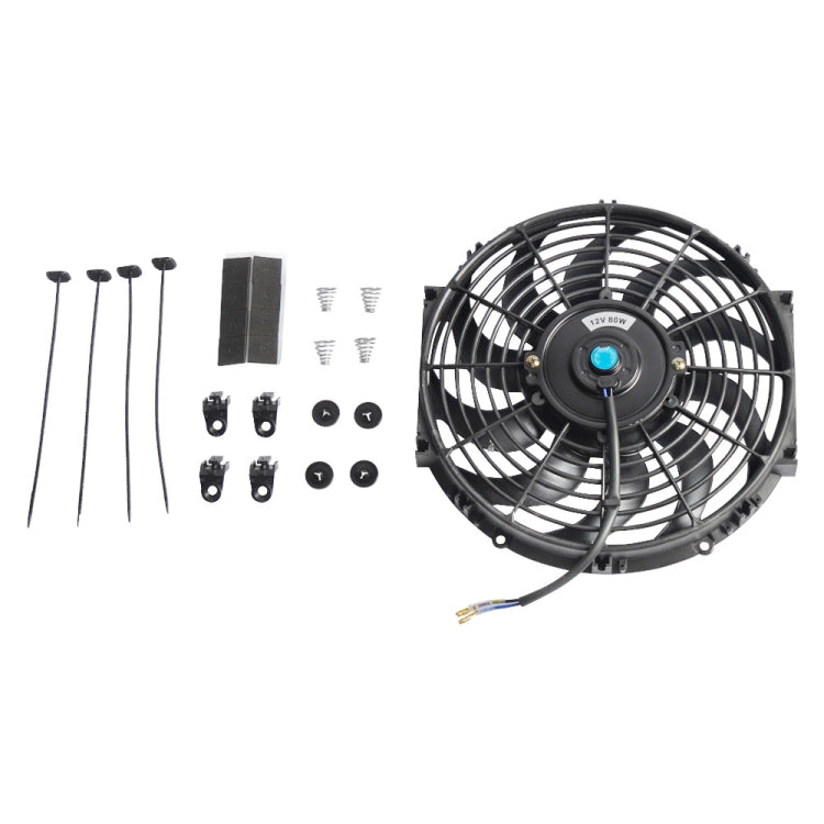 12 inch 12V 80W Car Powerful Transmission Oil Cooling Fan with Mounting Accessorie - In Car by buy2fix | Online Shopping UK | buy2fix
