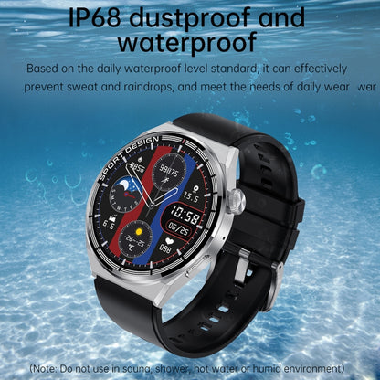 HDT 3 Max 1.6 inch Steel Band IP67 Waterproof Smart Watch Support Bluetooth Call / NFC(Silver) - Smart Wear by buy2fix | Online Shopping UK | buy2fix
