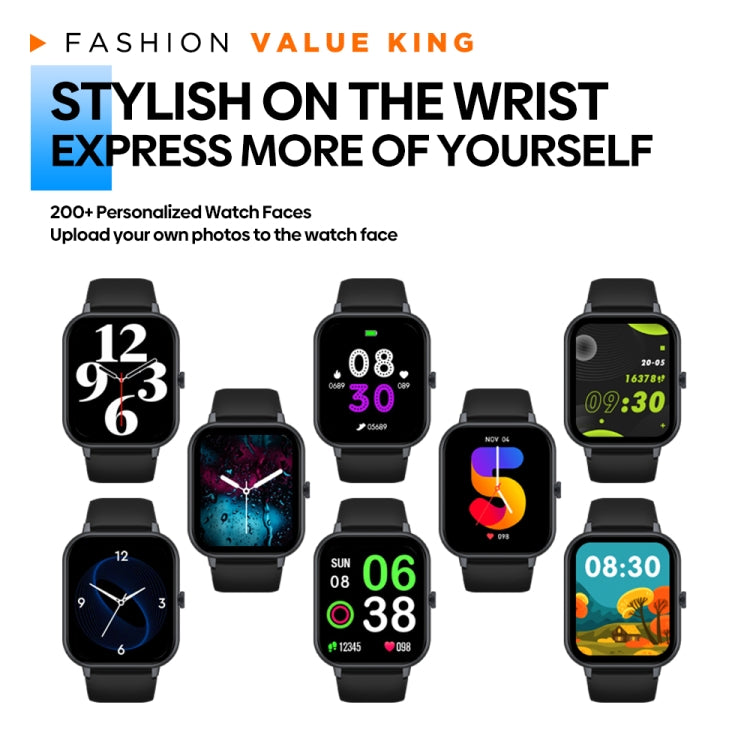 Zeblaze Btalk Lite 1.83 inch IP68 Waterproof Smart Watch Supports Voice Calls/Health Monitoring(Black) - Smart Wear by Zeblaze | Online Shopping UK | buy2fix