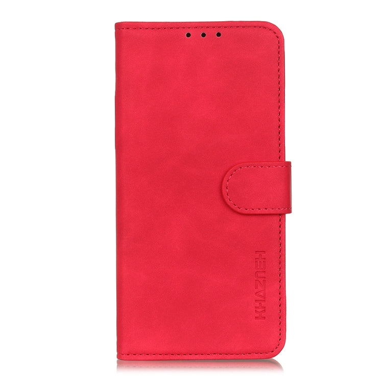 For Google Pixel 7a KHAZNEH Retro Texture Flip Leather Phone Case(Red) - Google Cases by buy2fix | Online Shopping UK | buy2fix