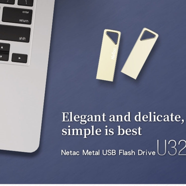 Netac U326 64GB USB 2.0 Compact and Portable Zinc Alloy U Disk -  by Netac | Online Shopping UK | buy2fix