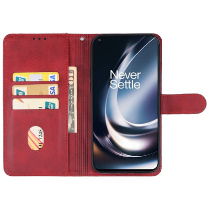 For OnePlus Nord CE 3 Lite Leather Phone Case(Red) - OnePlus Cases by buy2fix | Online Shopping UK | buy2fix