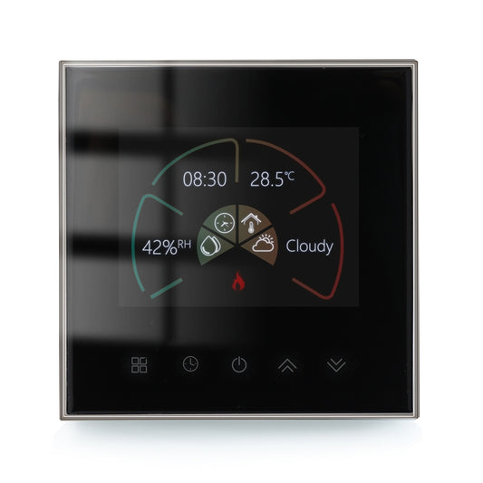 BHT-2002GALM 220V Smart Home Heating Thermostat Water Heating WiFi Thermostat(Black) - Consumer Electronics by buy2fix | Online Shopping UK | buy2fix