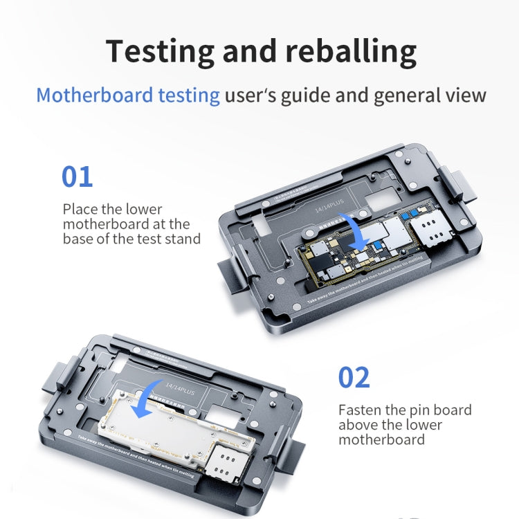 Qianli iSocket Motherboard Layered Test Fixture For iPhone 14 Series - Repair & Spare Parts by QIANLI | Online Shopping UK | buy2fix