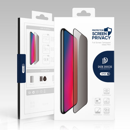 For iPhone XR 5pcs DUX DUCIS 0.33mm 9H High Aluminum Anti-spy HD Tempered Glass Film - iPhone XR Tempered Glass by DUX DUCIS | Online Shopping UK | buy2fix