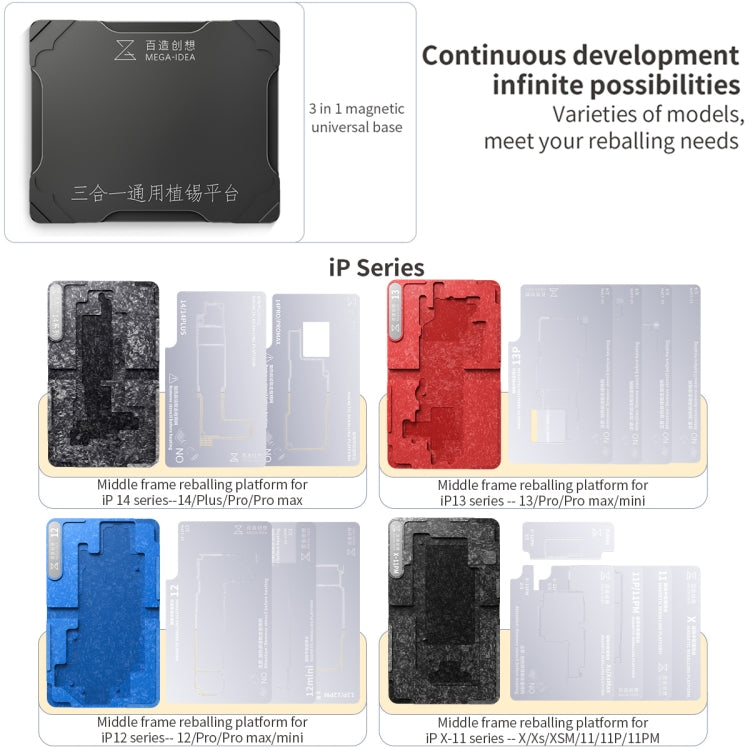 For Huawei P30 Pro Qianli Mega-idea Multi-functional Middle Frame Positioning BGA Reballing Platform - Repair & Spare Parts by QIANLI | Online Shopping UK | buy2fix