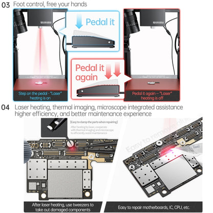 Mega-idea Intelligent Infrared Laser Desoldering Machine, Model:Without Microscope Set(US Plug) - Repair & Spare Parts by QIANLI | Online Shopping UK | buy2fix