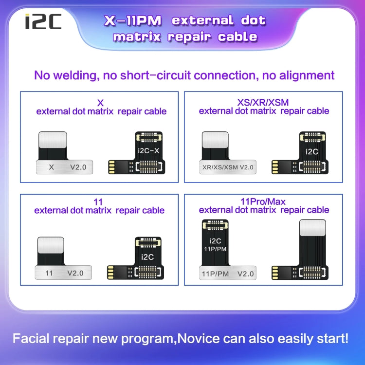 For iPhone 11 i2C MC12 SK-BOX Dot-matrix Flex Cable V2.0 - Repair & Spare Parts by buy2fix | Online Shopping UK | buy2fix